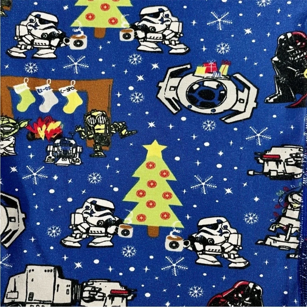 Hanna Andersson Star Wars Christmas  Pajamas Boys 3T 90cm Cotton Stormtroopers